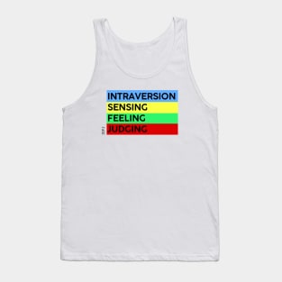 ISFJ - MBTI 16 personalities test Tank Top